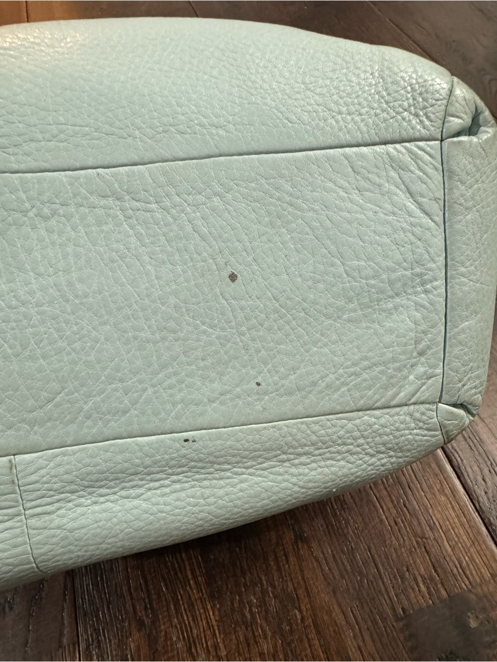 Coach Pebbled Leather Hobo Bag in Light Blue - Picture 5 of 15